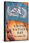 Poster for United Nations Day-null-Framed Stretched Canvas