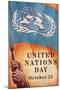 Poster for United Nations Day-null-Mounted Art Print