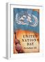 Poster for United Nations Day-null-Framed Art Print