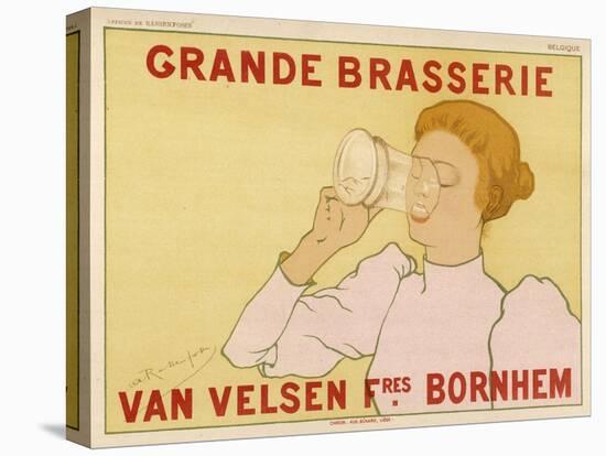 Poster for Van Velsen's Beer from Belgium-null-Stretched Canvas