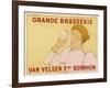 Poster for Van Velsen's Beer from Belgium-null-Framed Art Print