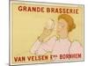 Poster for Van Velsen's Beer from Belgium-null-Mounted Art Print