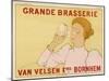 Poster for Van Velsen's Beer from Belgium-null-Mounted Art Print