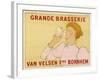 Poster for Van Velsen's Beer from Belgium-null-Framed Art Print