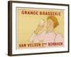 Poster for Van Velsen's Beer from Belgium-null-Framed Art Print