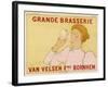 Poster for Van Velsen's Beer from Belgium-null-Framed Art Print