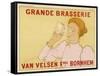 Poster for Van Velsen's Beer from Belgium-null-Framed Stretched Canvas