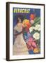 Poster for Veracruz, Mexico, Senorita with Flowers-null-Framed Art Print