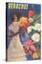 Poster for Veracruz, Mexico, Senorita with Flowers-null-Stretched Canvas