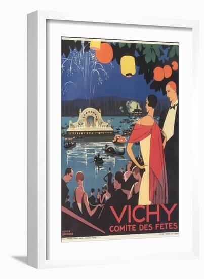 Poster for Vichy Festival-null-Framed Art Print