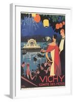 Poster for Vichy Festival-null-Framed Art Print