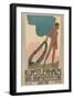 Poster for Vienna Art Exhibition, 1910-null-Framed Giclee Print