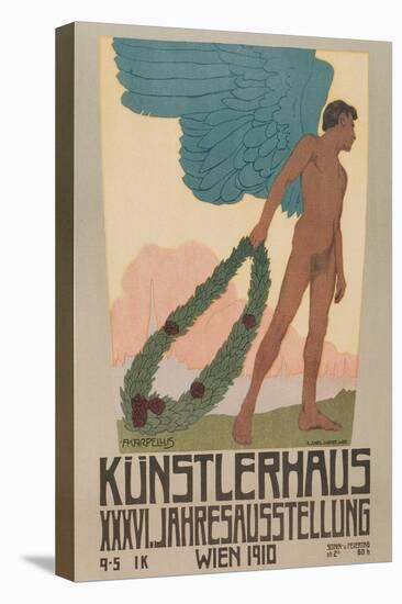 Poster for Vienna Art Exhibition, 1910-null-Stretched Canvas