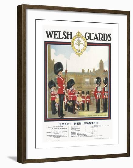 Poster for Welsh Guards-null-Framed Giclee Print