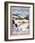 Poster for Winter-Sporting at Mont- Revard, in the French Alps-null-Framed Photographic Print