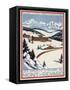 Poster for Winter-Sporting at Mont- Revard, in the French Alps-null-Framed Stretched Canvas