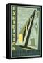 Poster for Wpa Art Exhibition-null-Framed Stretched Canvas