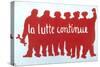 Poster from the Student Revolt in Paris, 1968-null-Stretched Canvas