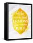 Poster Fruit Lemon-anna42f-Framed Stretched Canvas