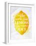 Poster Fruit Lemon-anna42f-Framed Art Print