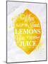 Poster Fruit Lemon-anna42f-Mounted Art Print