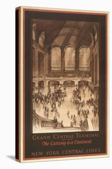 Poster, Grand Central Station-null-Stretched Canvas