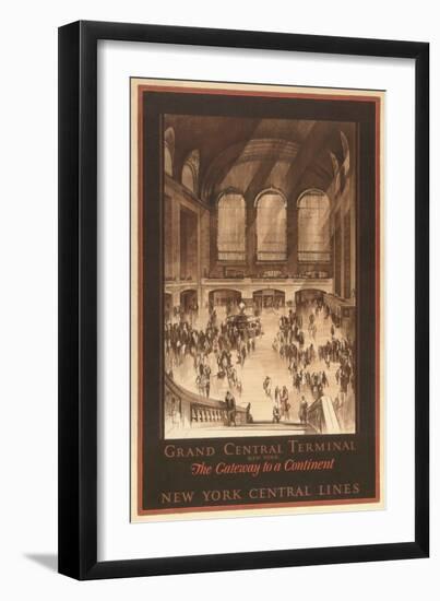 Poster, Grand Central Station-null-Framed Art Print