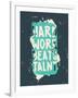 Poster. Hard Work Beats Talent-Vanzyst-Framed Art Print