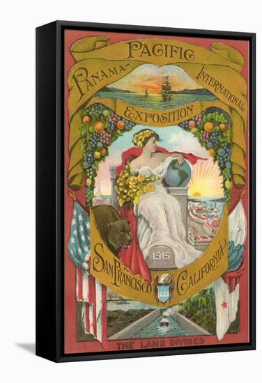Poster, International Exposition, San Francisco, California-null-Framed Stretched Canvas