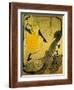 Poster: Jane Avril at the 'Jardins De Paris', 1893-Henri de Toulouse-Lautrec-Framed Art Print