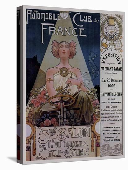 Poster Livemont 1902 Car Dion Bouton-Vintage Lavoie-Stretched Canvas