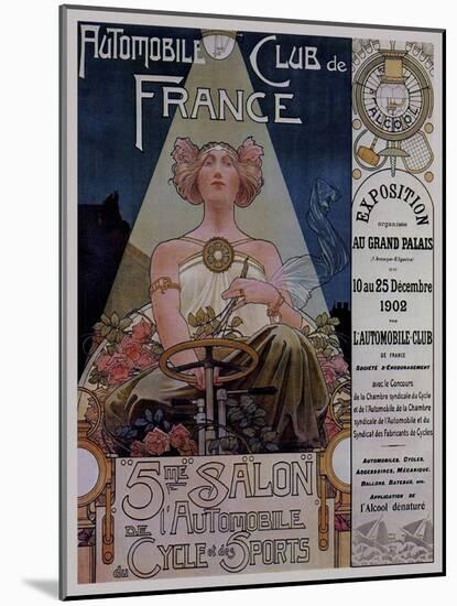 Poster Livemont 1902 Car Dion Bouton-Vintage Lavoie-Mounted Giclee Print