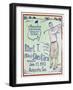 Poster marking the opening of the Bobby Jones course at Augusta, 1933-Unknown-Framed Giclee Print