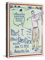 Poster marking the opening of the Bobby Jones course at Augusta, 1933-Unknown-Stretched Canvas