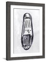 Poster Modern Shoes-anna42f-Framed Art Print