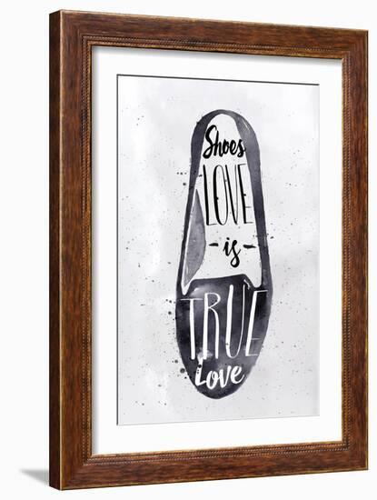 Poster Modern Shoes-anna42f-Framed Art Print