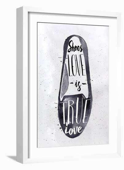 Poster Modern Shoes-anna42f-Framed Art Print