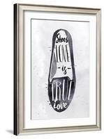 Poster Modern Shoes-anna42f-Framed Art Print