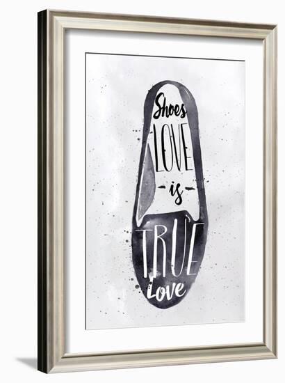 Poster Modern Shoes-anna42f-Framed Art Print