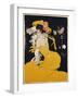 Poster of a Woman in a Yellow Dress by Jules Alexandre Grun-null-Framed Giclee Print