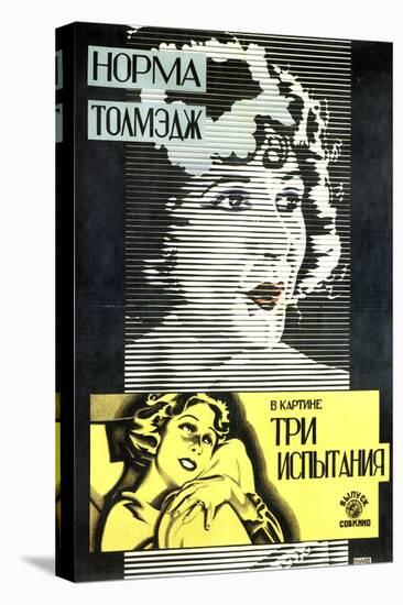 Poster of American Actress and Film Star Norma Talmadge, 1926-Alexander Naumov-Stretched Canvas