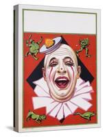 Poster of Clowns with Dog and Goose-null-Stretched Canvas