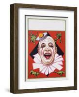 Poster of Clowns with Dog and Goose-null-Framed Giclee Print