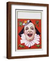 Poster of Clowns with Dog and Goose-null-Framed Giclee Print