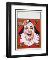 Poster of Clowns with Dog and Goose-null-Framed Giclee Print