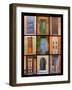 Poster of doors shot throughout Provence, France-Mallorie Ostrowitz-Framed Photographic Print