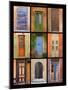 Poster of doors shot throughout Provence, France-Mallorie Ostrowitz-Mounted Photographic Print