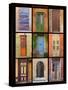 Poster of doors shot throughout Provence, France-Mallorie Ostrowitz-Stretched Canvas