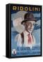 Poster of Film Starring Larry Semon (1889-1928), 20th Century-null-Framed Stretched Canvas
