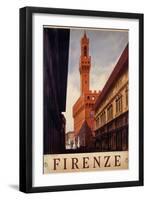 Poster of Firenze, Printed by Luigi Salomone, 1938-null-Framed Giclee Print